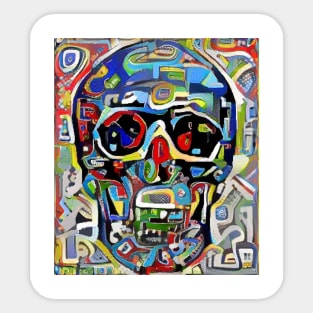 Graffiti Skull Sticker